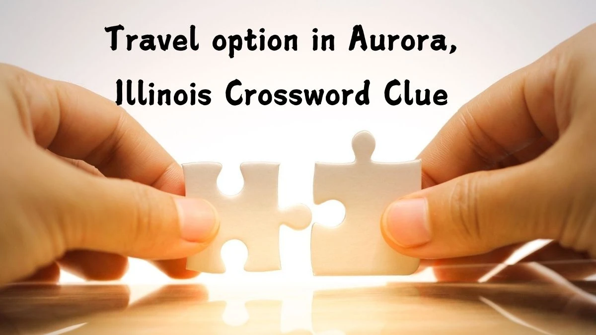 Travel option in Aurora, Illinois Crossword Clue Puzzle Answer from August 02, 2024