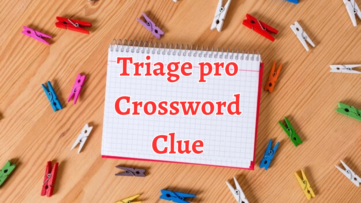 LA Times Triage pro Crossword Clue Puzzle Answer from August 22, 2024