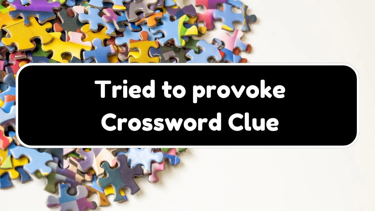 Universal Tried to provoke Crossword Clue Puzzle Answer from August 03, 2024