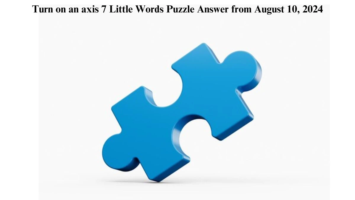 Turn on an axis 7 Little Words Puzzle Answer from August 10, 2024