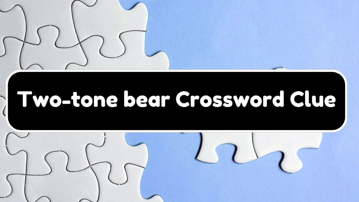 LA Times Two-tone bear Crossword Clue Puzzle Answer from August 04, 2024