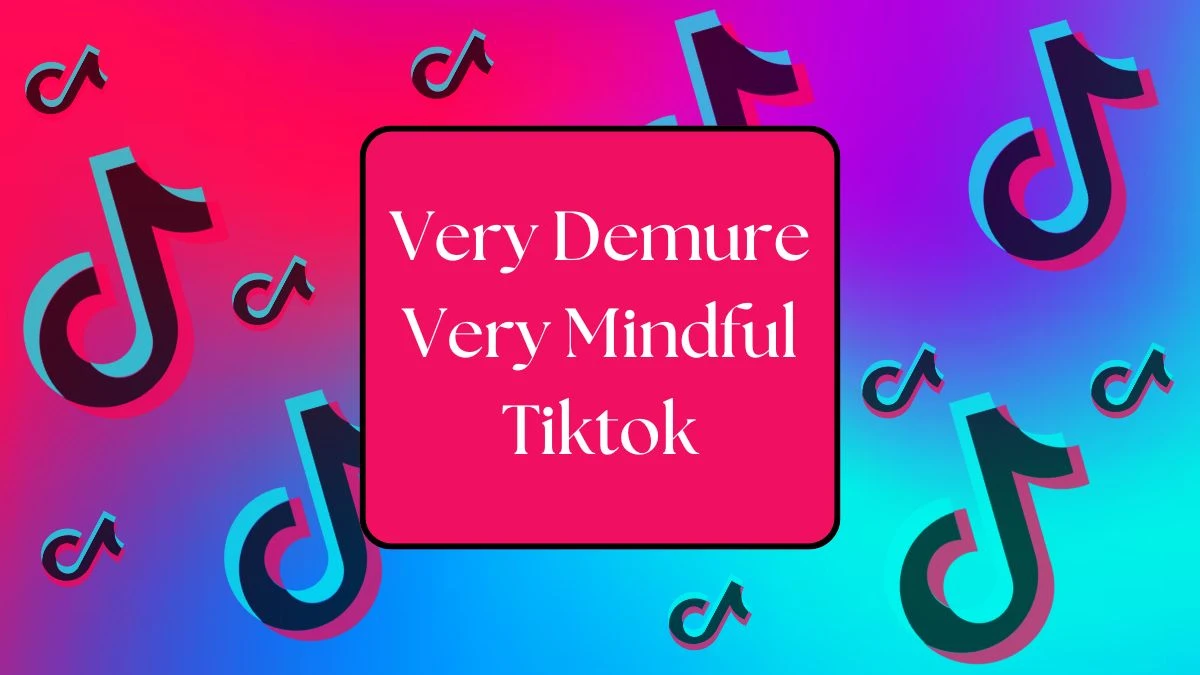 Very Demure Very Mindful Tiktok