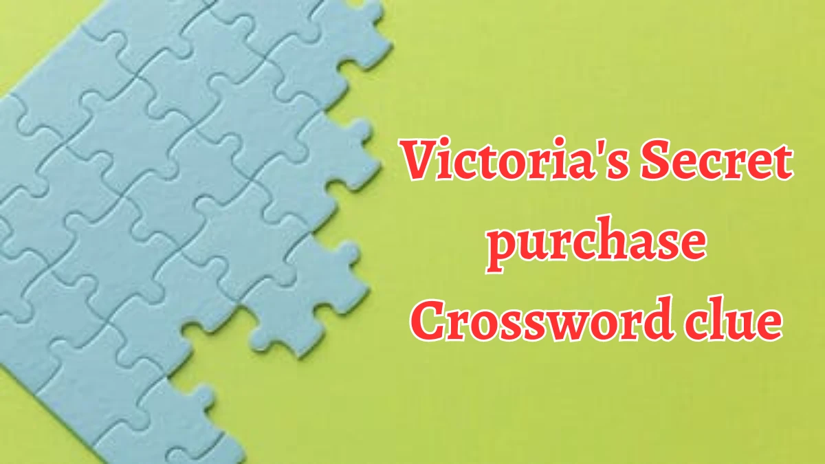 Victoria's Secret purchase Daily Themed Crossword Clue Puzzle Answer from August 20, 2024