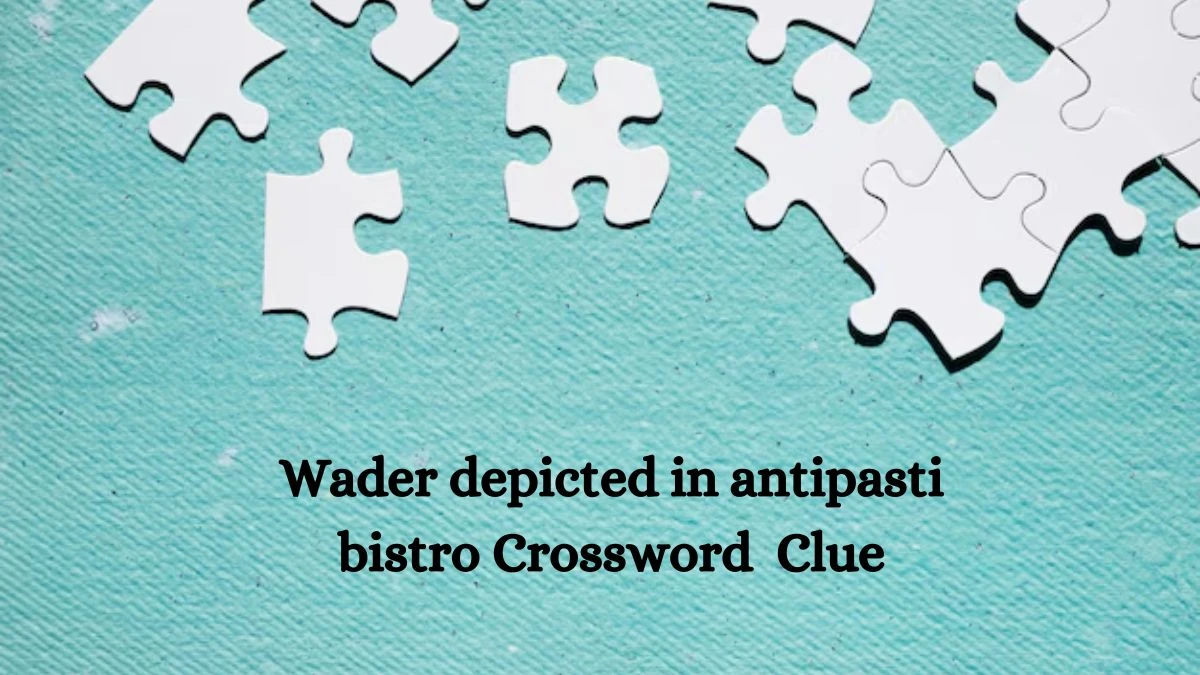 Wader depicted in antipasti bistro Crossword Clue Puzzle Answer from August 25, 2024