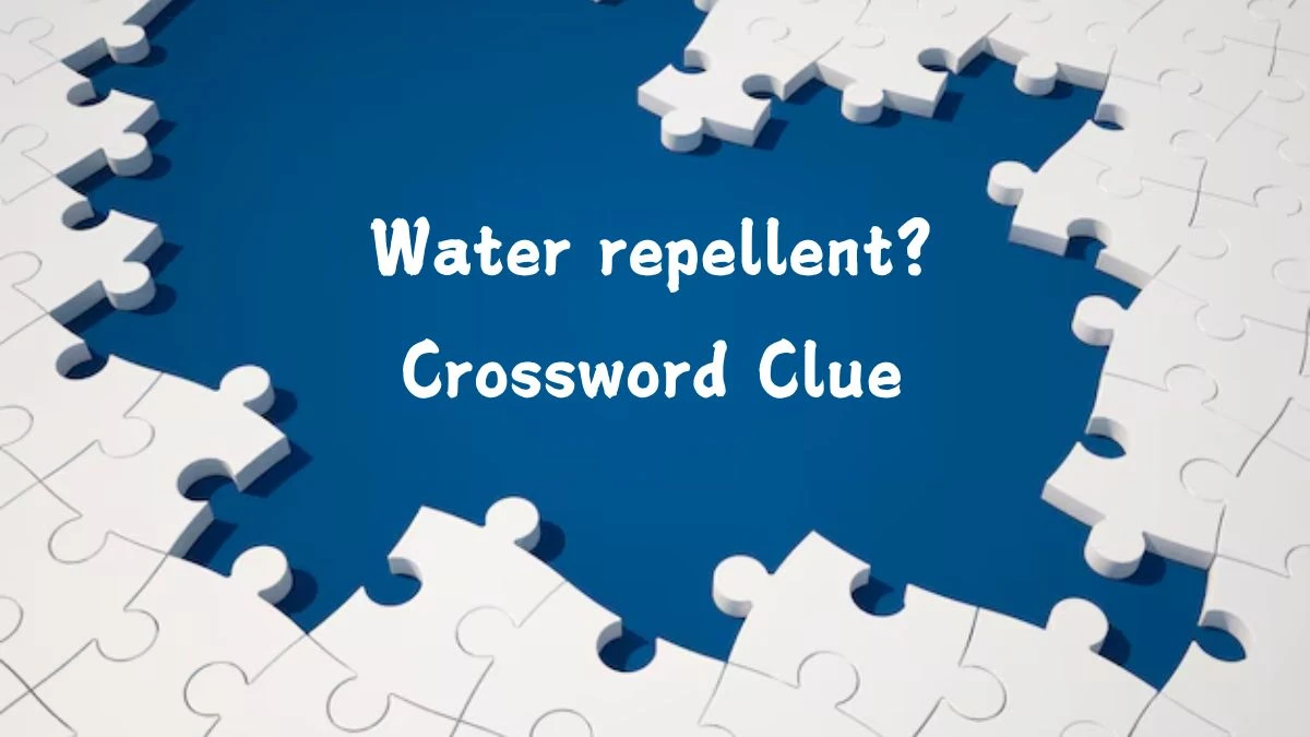 LA Times Water repellent? Crossword Puzzle Answer from August 13, 2024