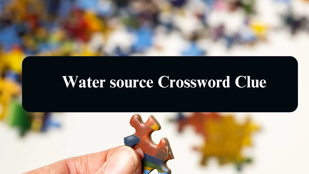 LA Times Water source Crossword Clue Puzzle Answer from August 15, 2024