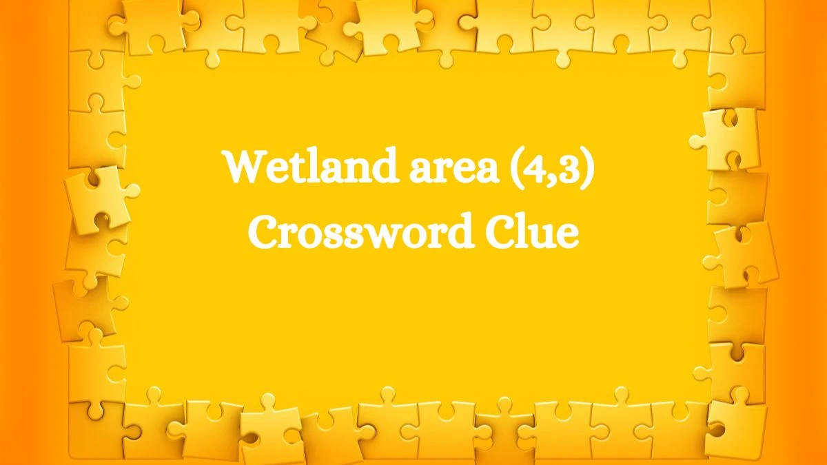 Wetland area (4,3) 7 Letters Crossword Clue Puzzle Answer from August 07, 2024