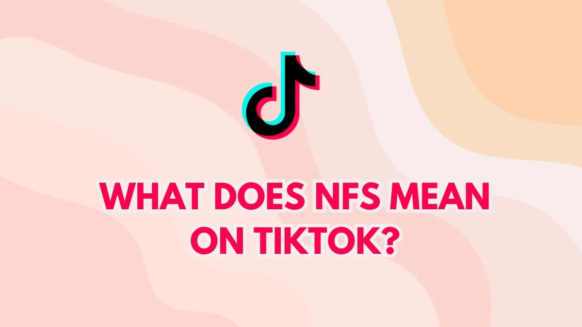 What Does NFS Mean on TikTok? Check the Various Meaning Here