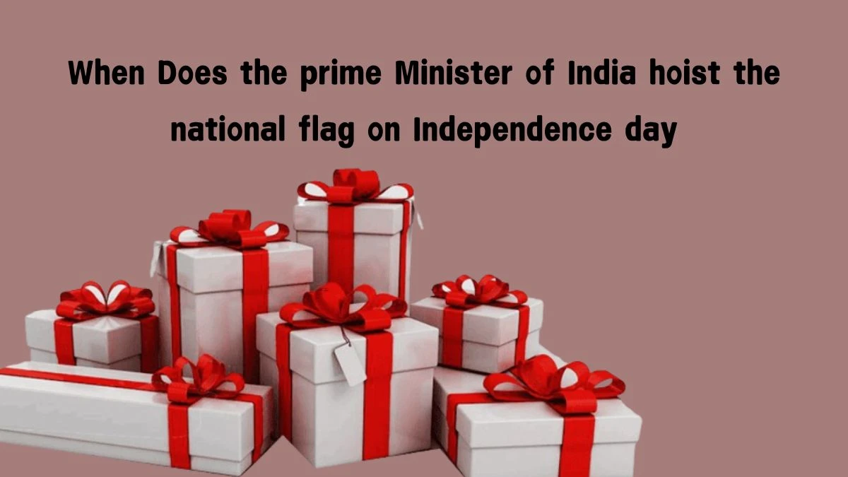 When Does the prime Minister of India hoist the national flag on Independence day? Amazon Quiz Answer Today August 09, 2024