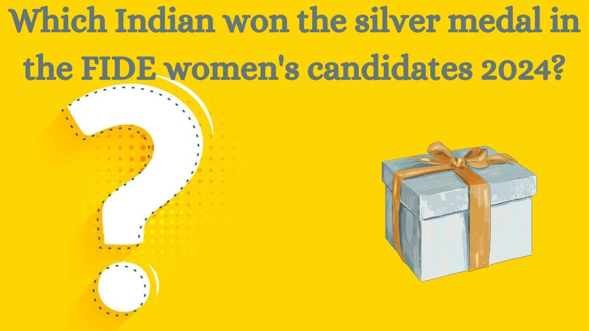 Which Indian won the silver medal in the FIDE women's candidates 2024? Amazon Quiz Answer Today August 24, 2024