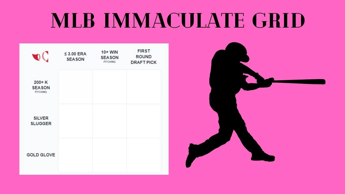 Which MLB player who achieved both a Gold Glove award and a season with a 3.00 or lower ERA? MLB Immaculate Grid Answers for August 31 2024