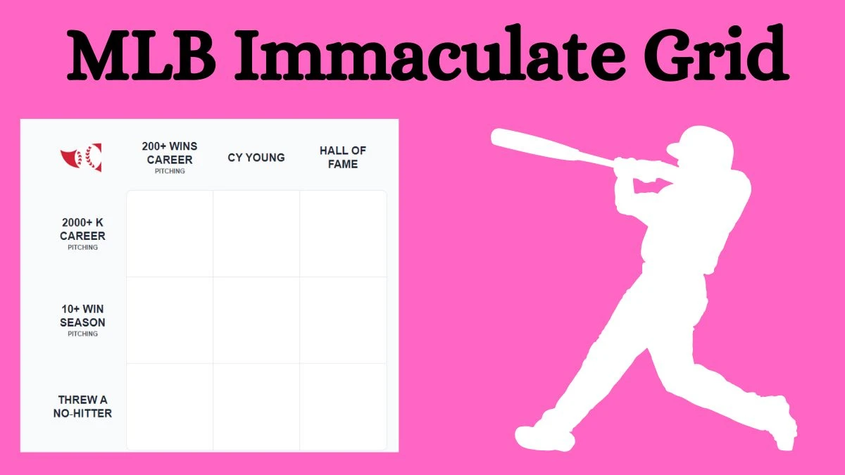 Which MLB player who played for 10+ Win Season Pitching and Cy Young? MLB Immaculate Grid Answers for August 10, 2024