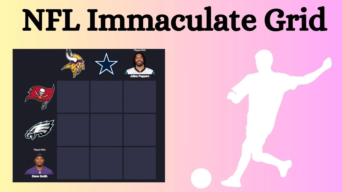 Which NFL players who has played with Steve Smith and also played for the Julius Peppers? NFL Immaculate Grid Answers for August 28, 2024