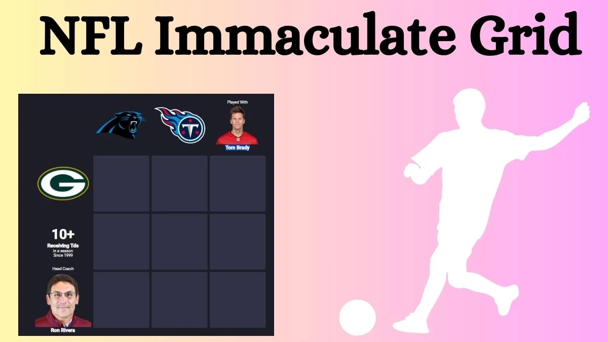 Which NFL players who played with Ron Rivera and also played for the Tom Brady? NFL Immaculate Grid Answers for August 08, 2024