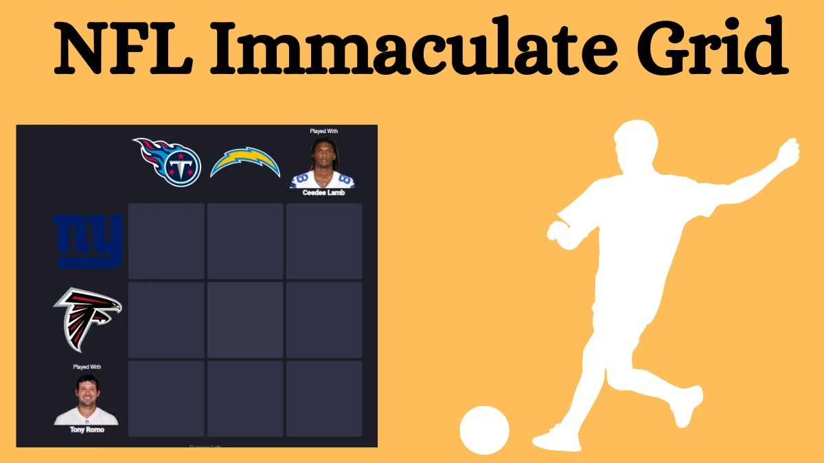 Which NFL players who played with Tony Romo and also played for the Ceedee Lamb? NFL Immaculate Grid Answers for August 22, 2024