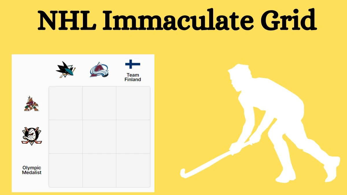 Which NHL Finland player who has played for the Arizona Coyotes? NHL Immaculate Grid Answers for August 02, 2024