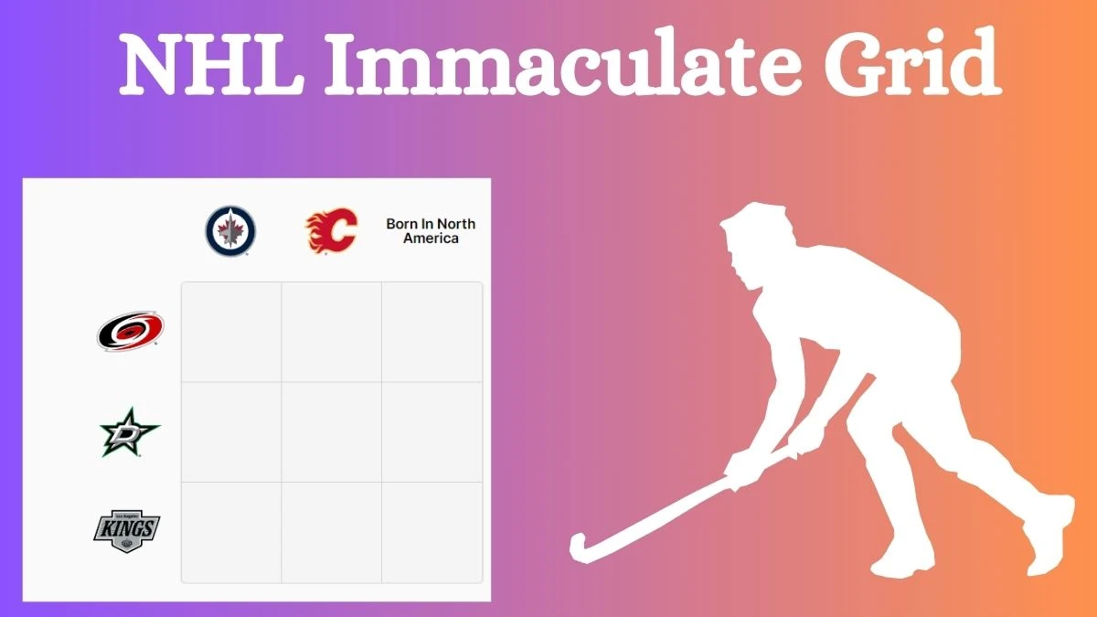 Which NHL player Born In North America and has played for the Dallas Stars? NHL Immaculate Grid Answers for August 12, 2024