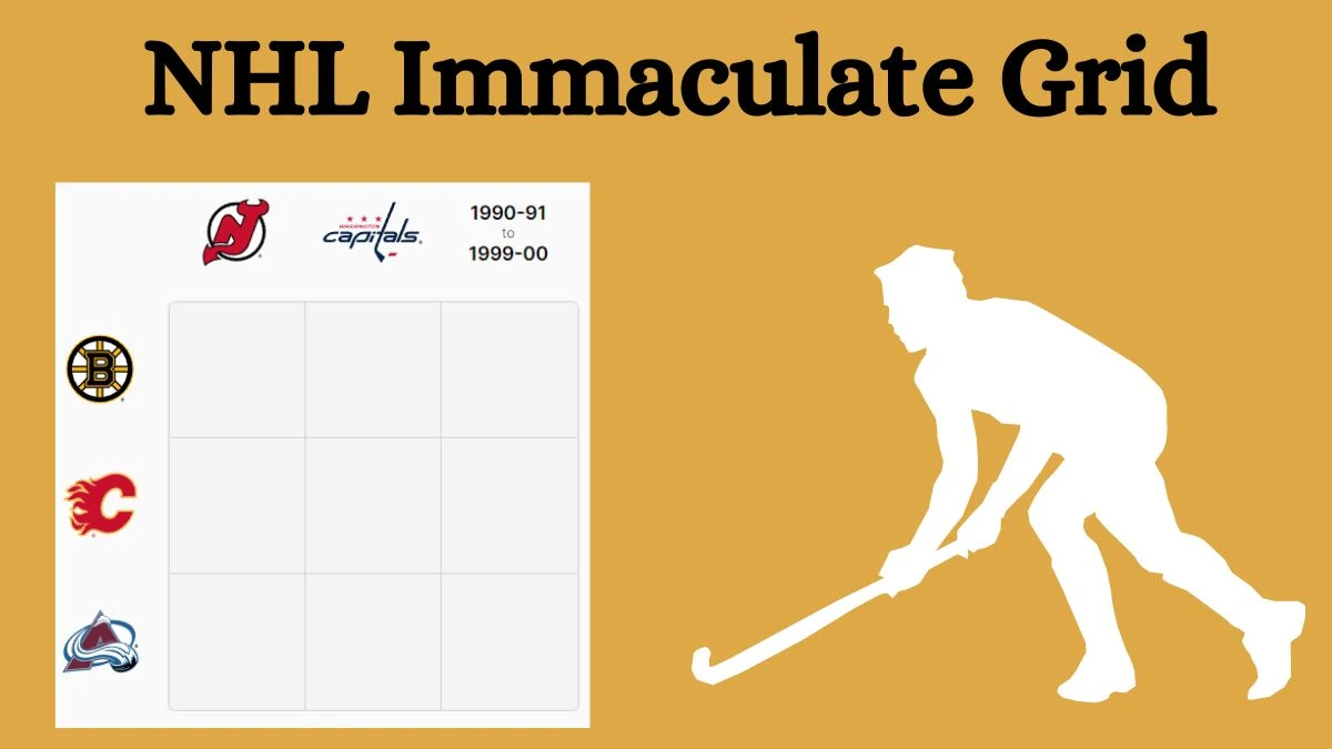 Which NHL player who has played for the Colorado Avalanche and 1990-91 to 1999-00? NHL Immaculate Grid Answers for August 08, 2024