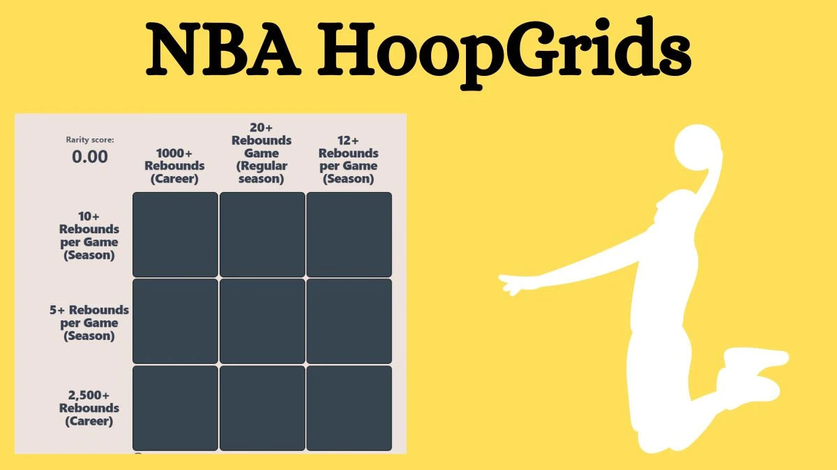 Which player who played for the 2,500 +Rebounds (Career) and 1000 + Rebounds (Career)? NBA HoopGrids Answers for August 27, 2024