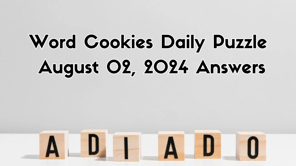 Word Cookies Daily Puzzle August 02, 2024 Answers