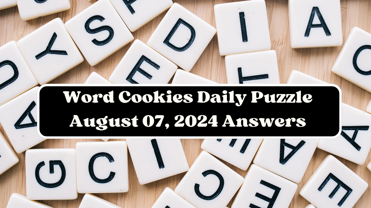 Word Cookies Daily Puzzle August 07, 2024 Answers