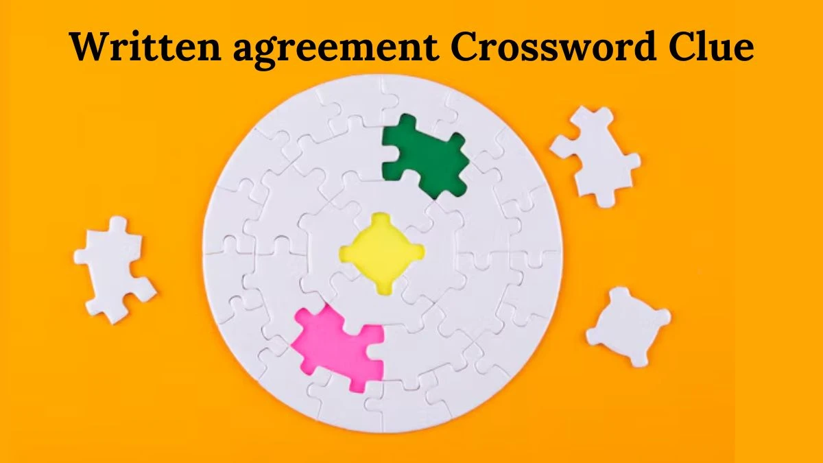 Written agreement 7 Little Words Puzzle Answer from August 02, 2024