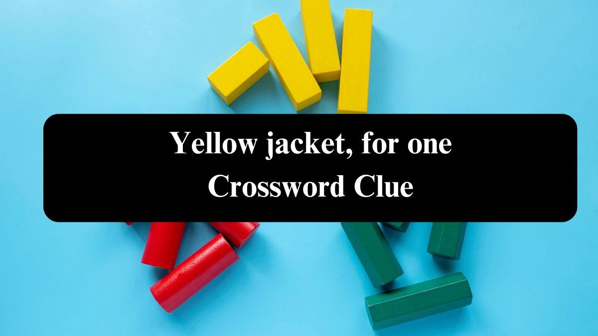 USA Today Yellow jacket, for one Crossword Clue Puzzle Answer from August 04, 2024