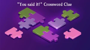 You said it! Daily Commuter Crossword Clue Puzzle Answer from August 19, 2024