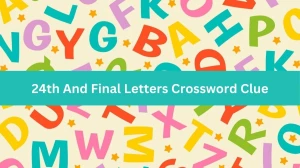 24th And Final Letters NYT Crossword Clue