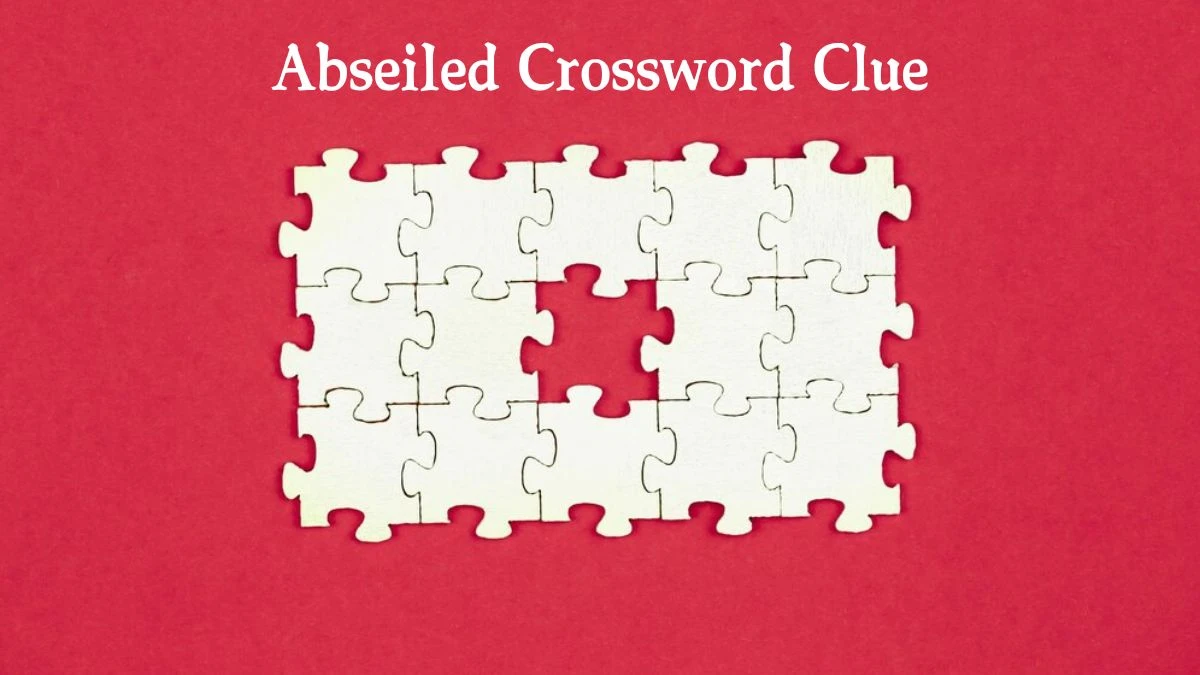 Abseiled 7 Little Words Puzzle Answer from September 18, 2024