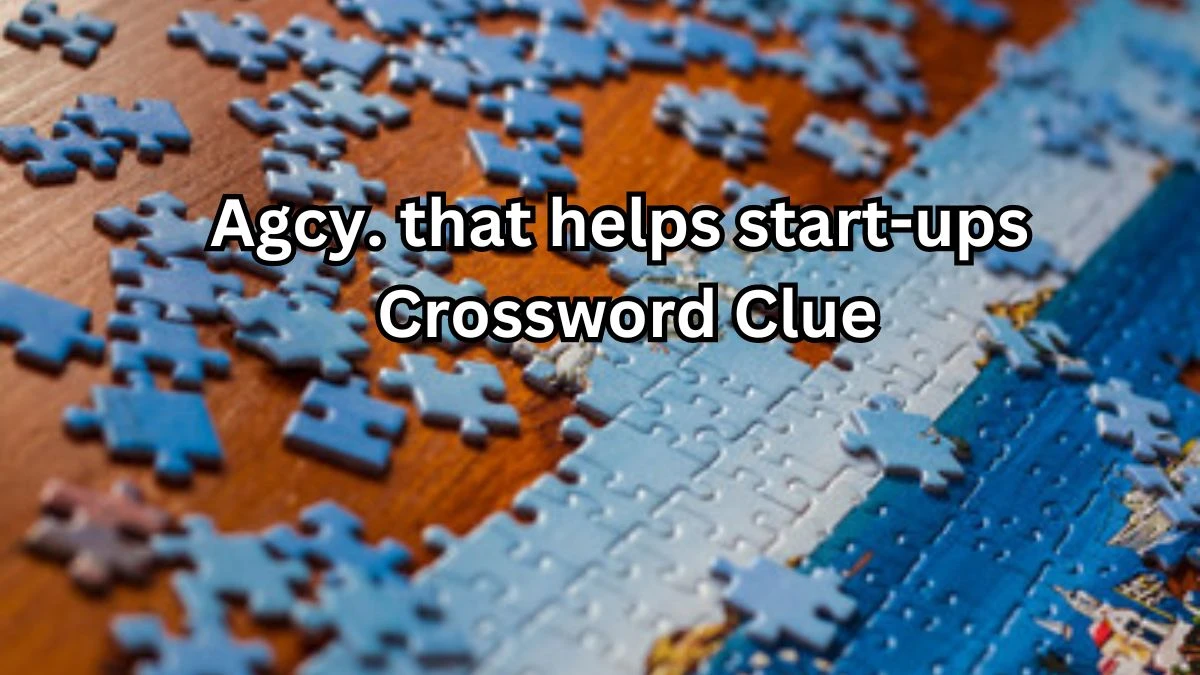 Agcy. that helps start-ups NYT Crossword Clue Puzzle Answer on September 06, 2024