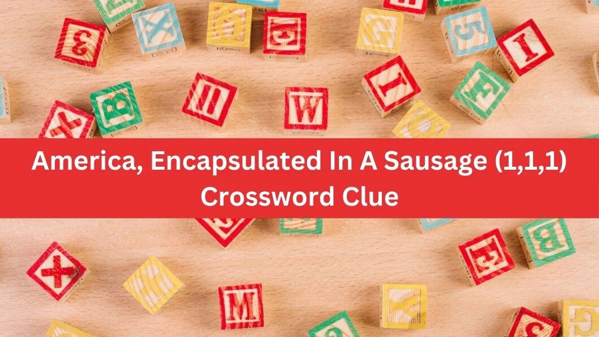 America, Encapsulated In A Sausage (1,1,1) Crossword Clue Answers on September 03, 2024