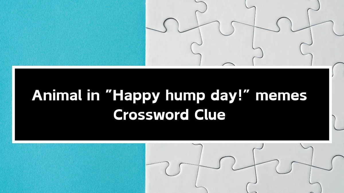 NYT Animal in “Happy hump day!” memes Crossword Clue Puzzle Answer from September 30, 2024