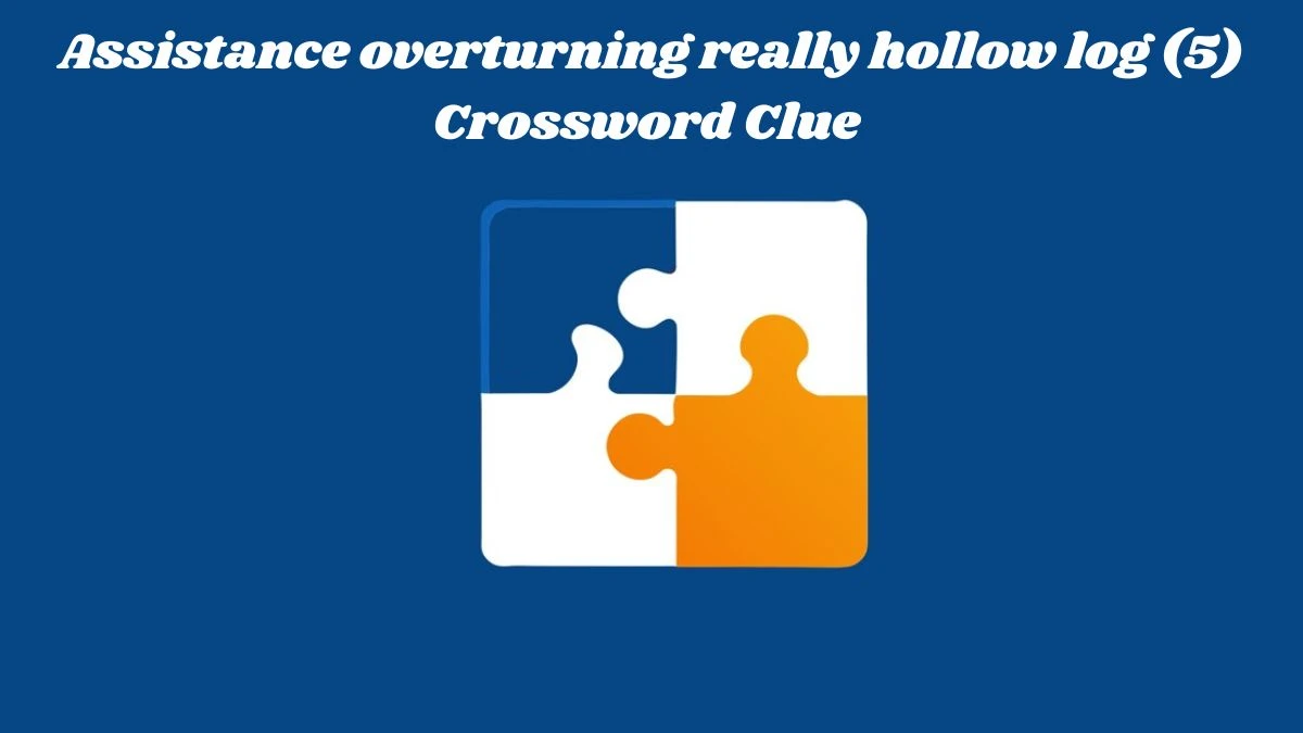 Assistance overturning really hollow log (5) Crossword Clue Puzzle Answer from September 10, 2024