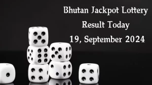 Bhutan Jackpot Lottery Result Today 19, September 2024