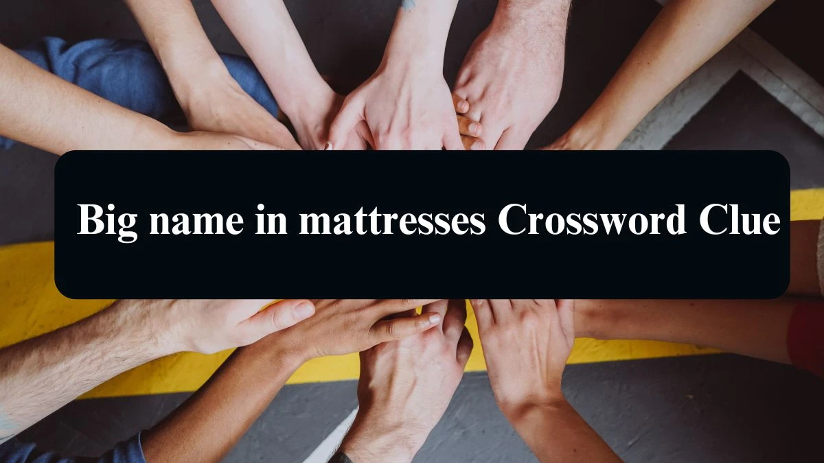 Big name in mattresses NYT Crossword Clue Puzzle Answer from September 04, 2024