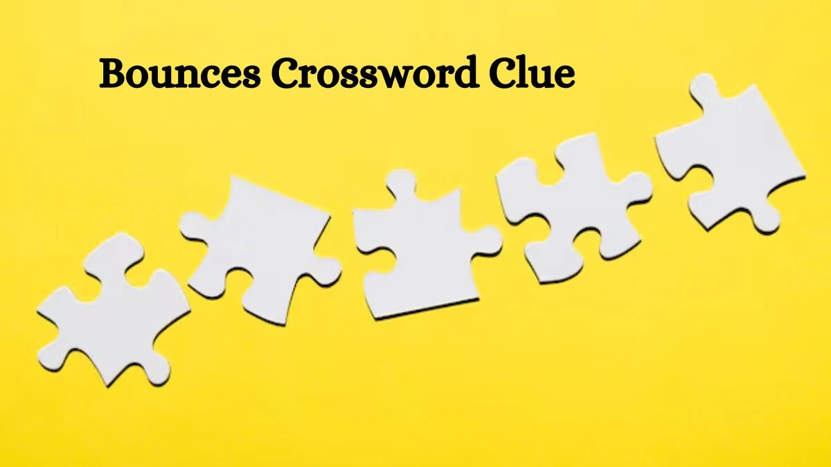 NYT Bounces Crossword Clue Puzzle Answer from September 28, 2024