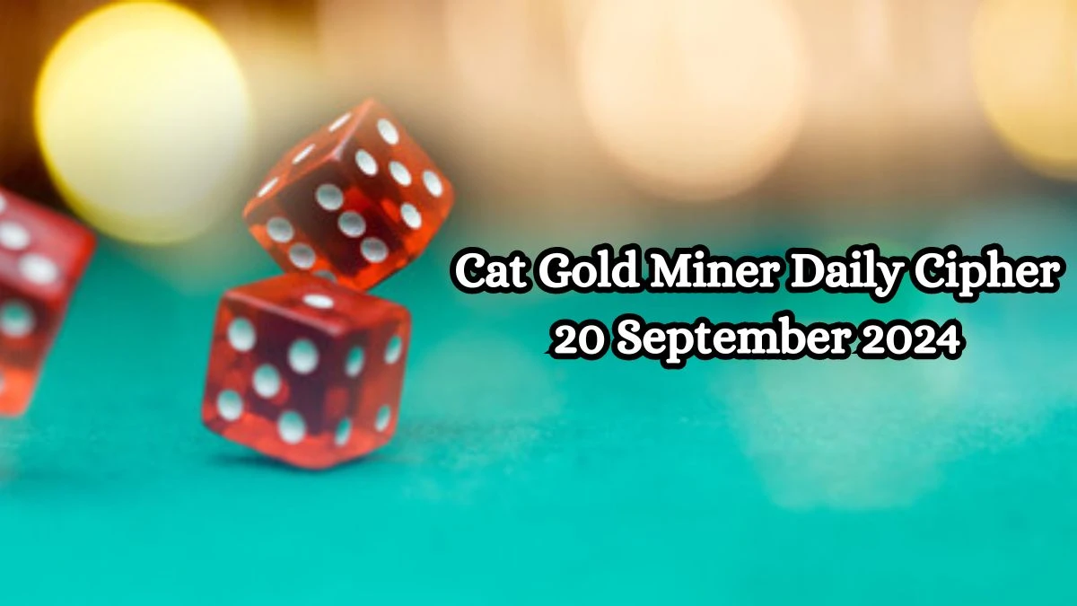 Cat Gold Miner Daily Cipher 20 September 2024 - Get the Code Here!