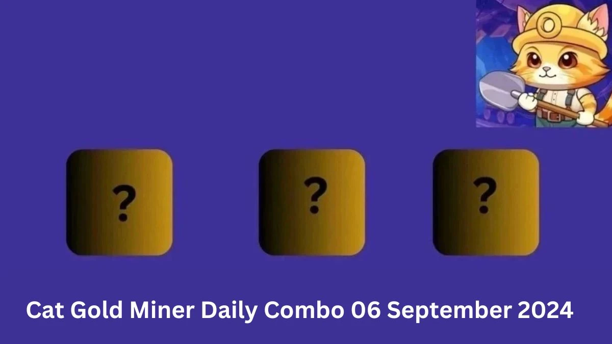 Cat Gold Miner Daily Combo 06 September 2024