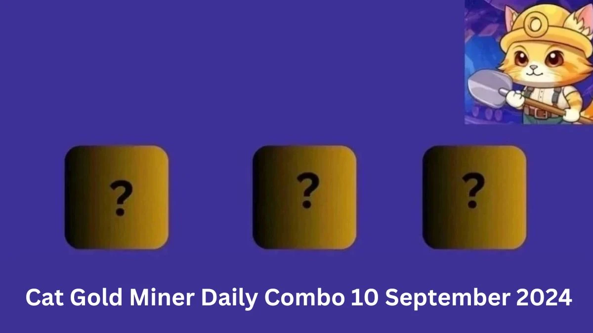 Cat Gold Miner Daily Combo 10 September 2024