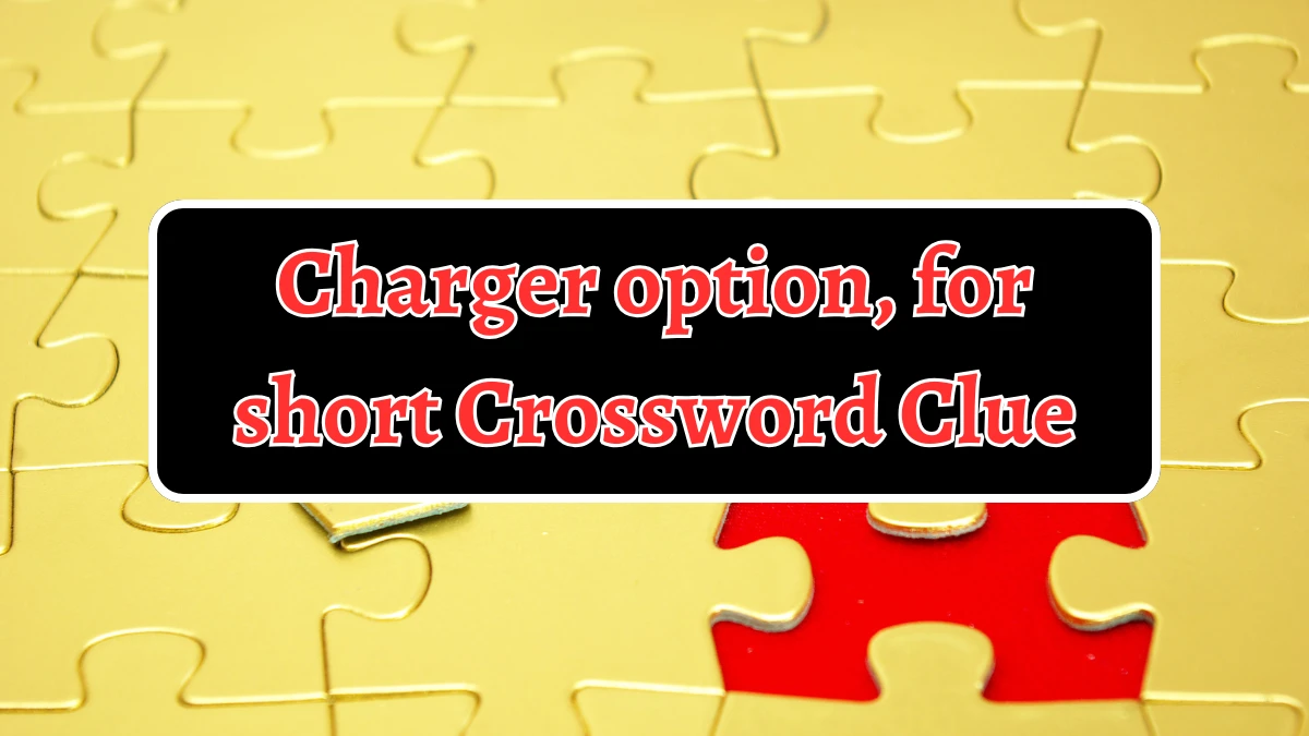 NYT Charger option, for short Crossword Clue Puzzle Answer from September 12, 2024