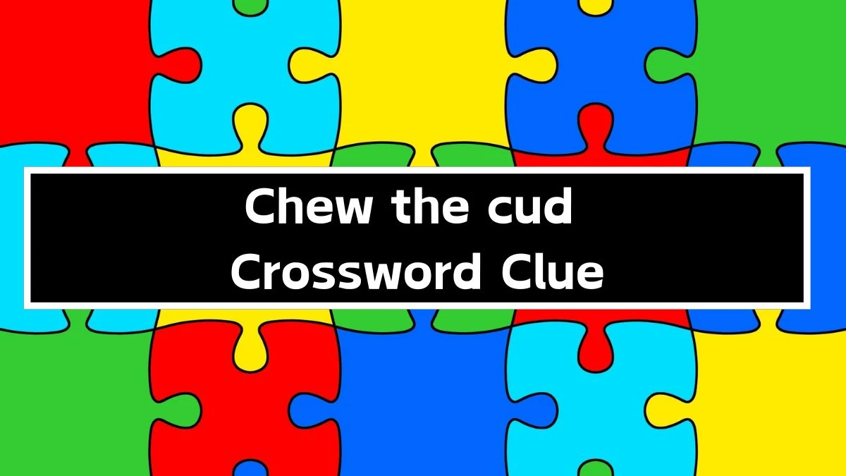 Chew the cud 8 Letters Crossword Clue Puzzle Answer from September 24, 2024