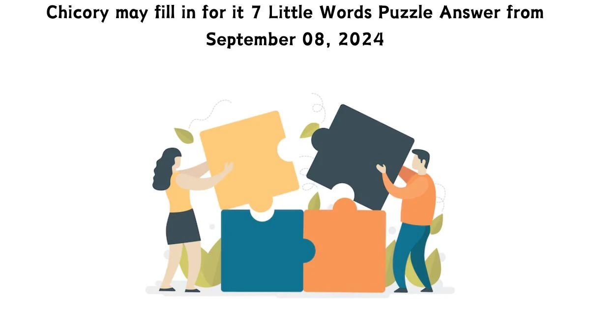 Chicory may fill in for it 7 Little Words Puzzle Answer from September 08, 2024