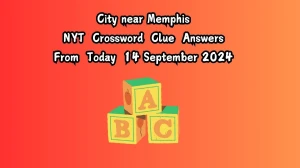 City near Memphis NYT Crossword Clue Puzzle Answer from September 14, 2024