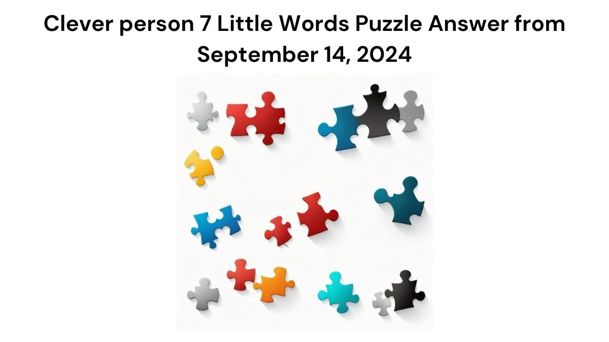 Clever person 7 Little Words Puzzle Answer from September 14, 2024