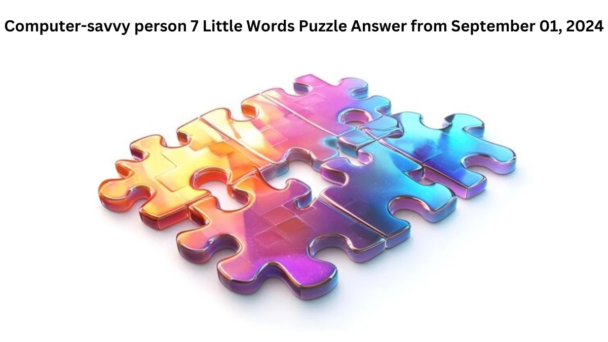 Computer-savvy person 7 Little Words Puzzle Answers from September 01, 2024