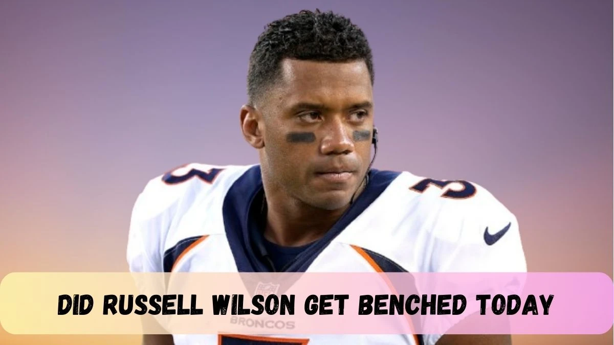 Did Russell Wilson Get Benched Today? Why Didn't Russell Wilson Play Today? Where is Russell Wilson Playing?