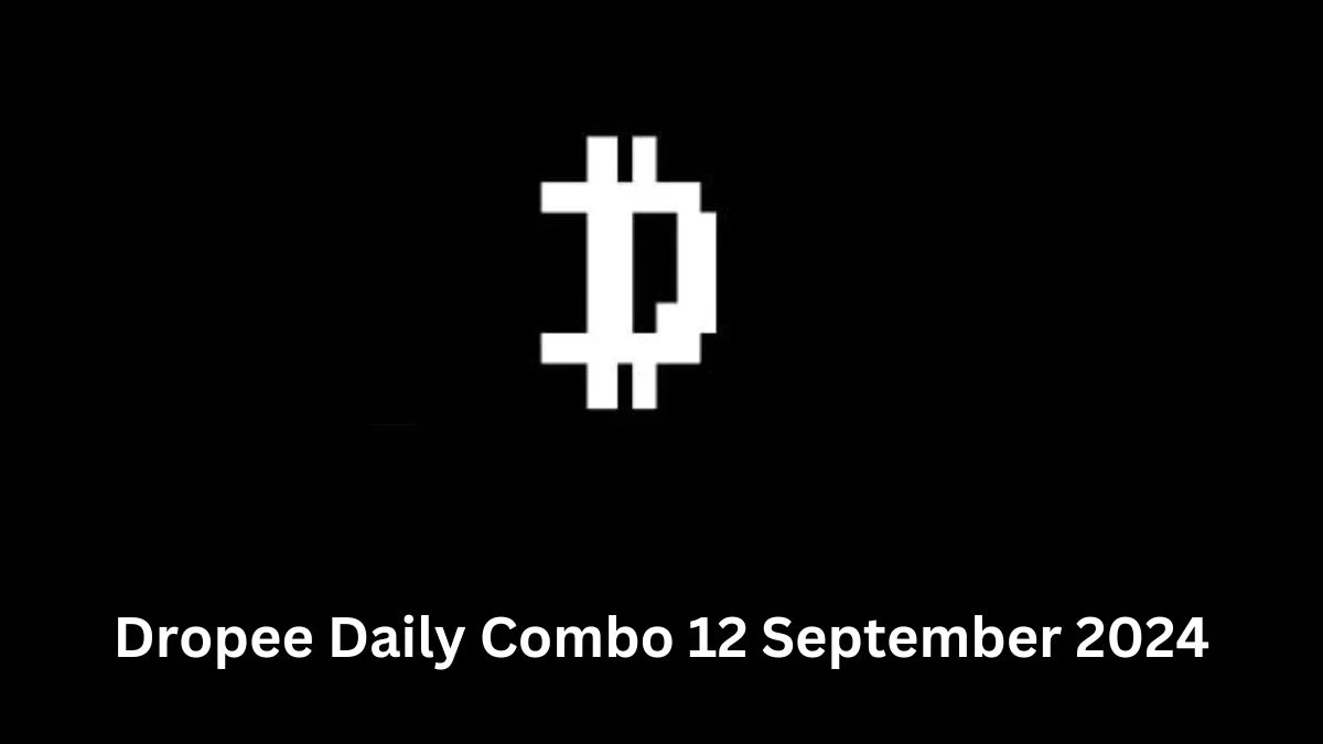 Dropee Daily Combo 12 September 2024