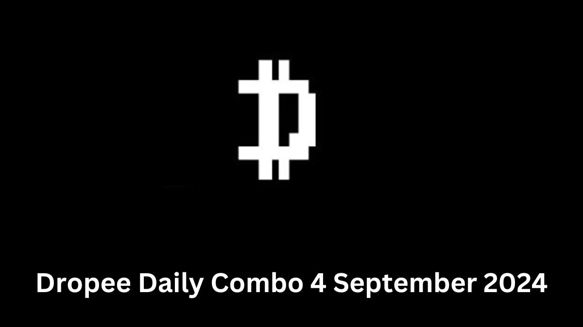 Dropee Daily Combo 4 September 2024