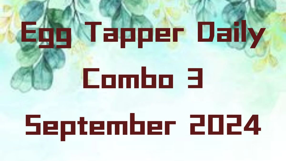 Egg Tapper Daily Combo 3 September 2024